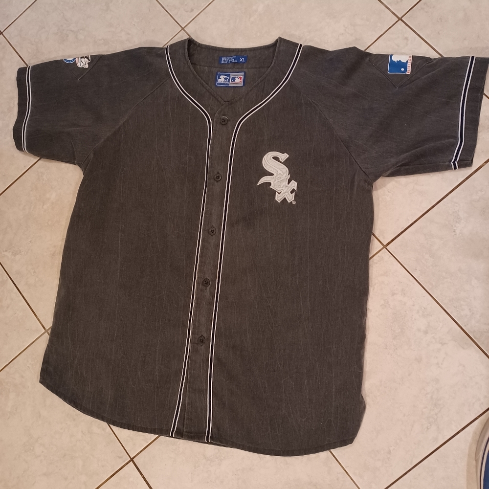 Vintage Chicago white sox starter baseball jersey sz.xl